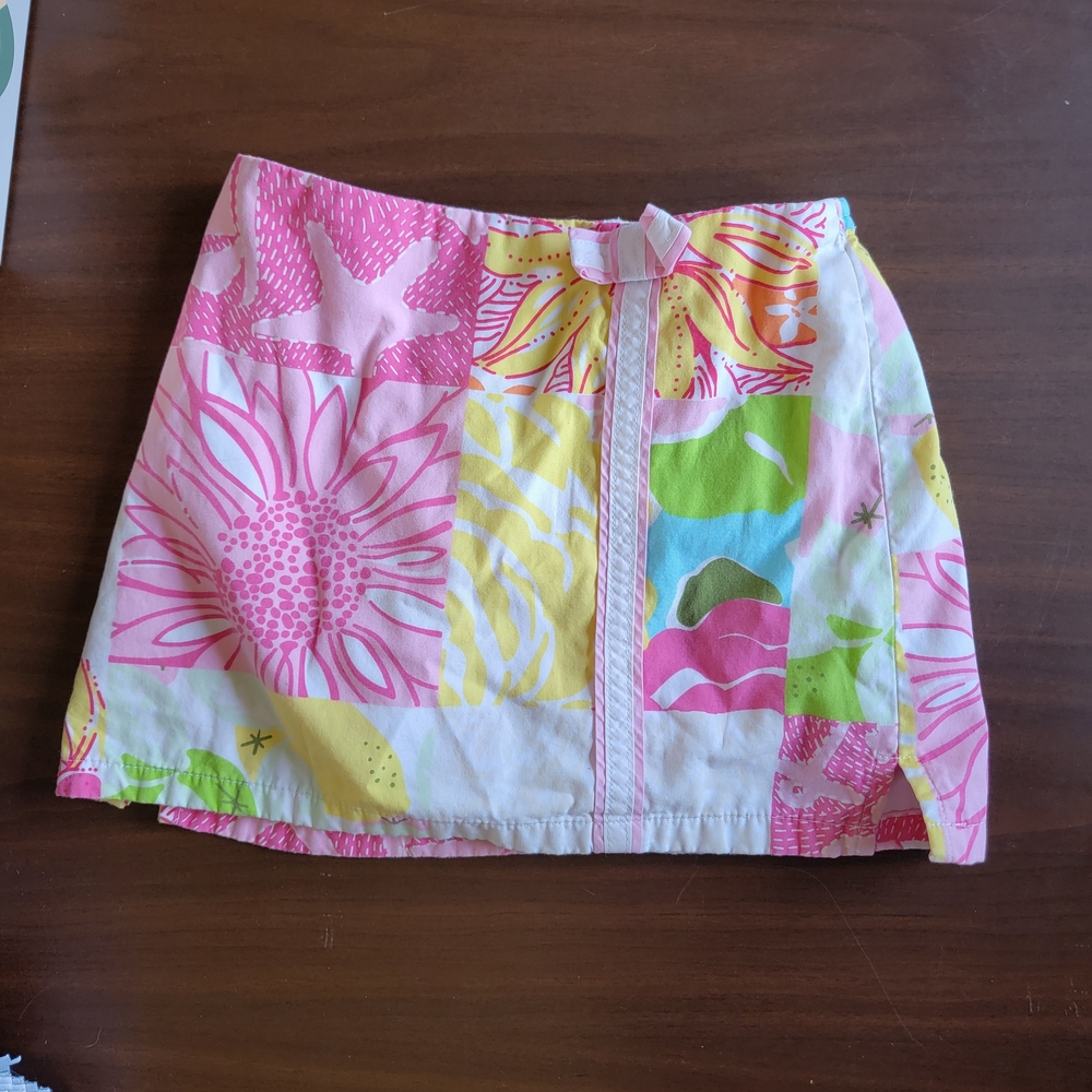 Colorful Patchwork Toddler Girls Skirt